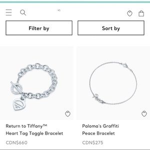 SOLD - Tiffany & Co. Silver chain bracelet